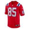 Hunter Henry New England Patriots Nike Game Alternate Jersey - Red - Side View