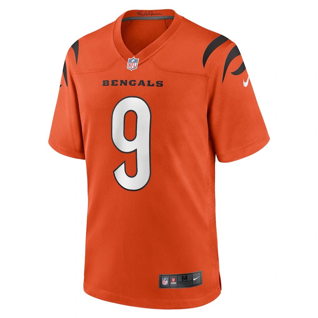 Joe Burrow Cincinnati Bengals Nike Alternate Game Jersey