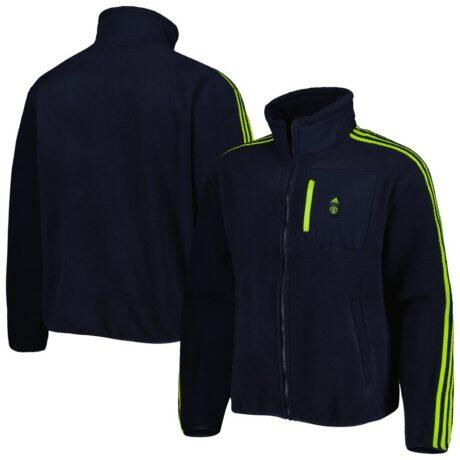 Manchester United adidas Lifestyler Fleece Full-Zip Jacket