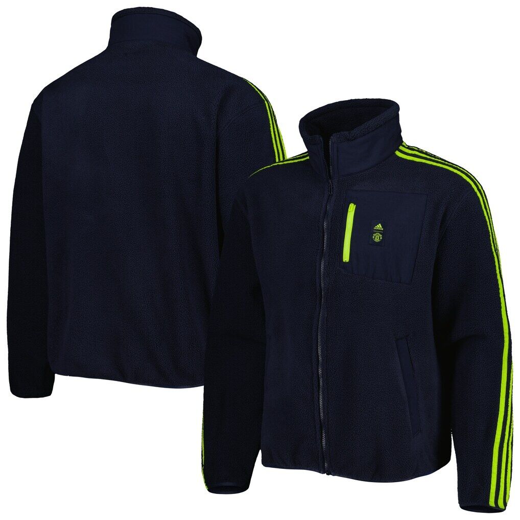 Manchester United adidas Lifestyler Fleece Full-Zip Jacket