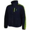 Manchester United adidas Lifestyler Fleece Full-Zip Jacket - Navy - Side View