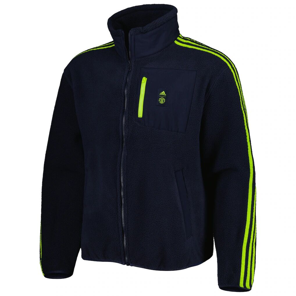 Manchester United adidas Lifestyler Fleece Full-Zip Jacket