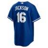 Bo Jackson Kansas City Royals Nike Alternate 2 Replica Jersey - - Detail View