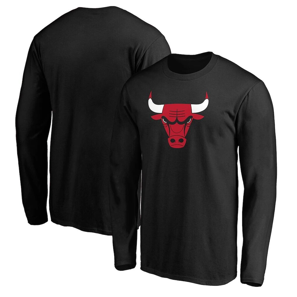 Chicago Bulls Primary Team Logo Long Sleeve T-Shirt