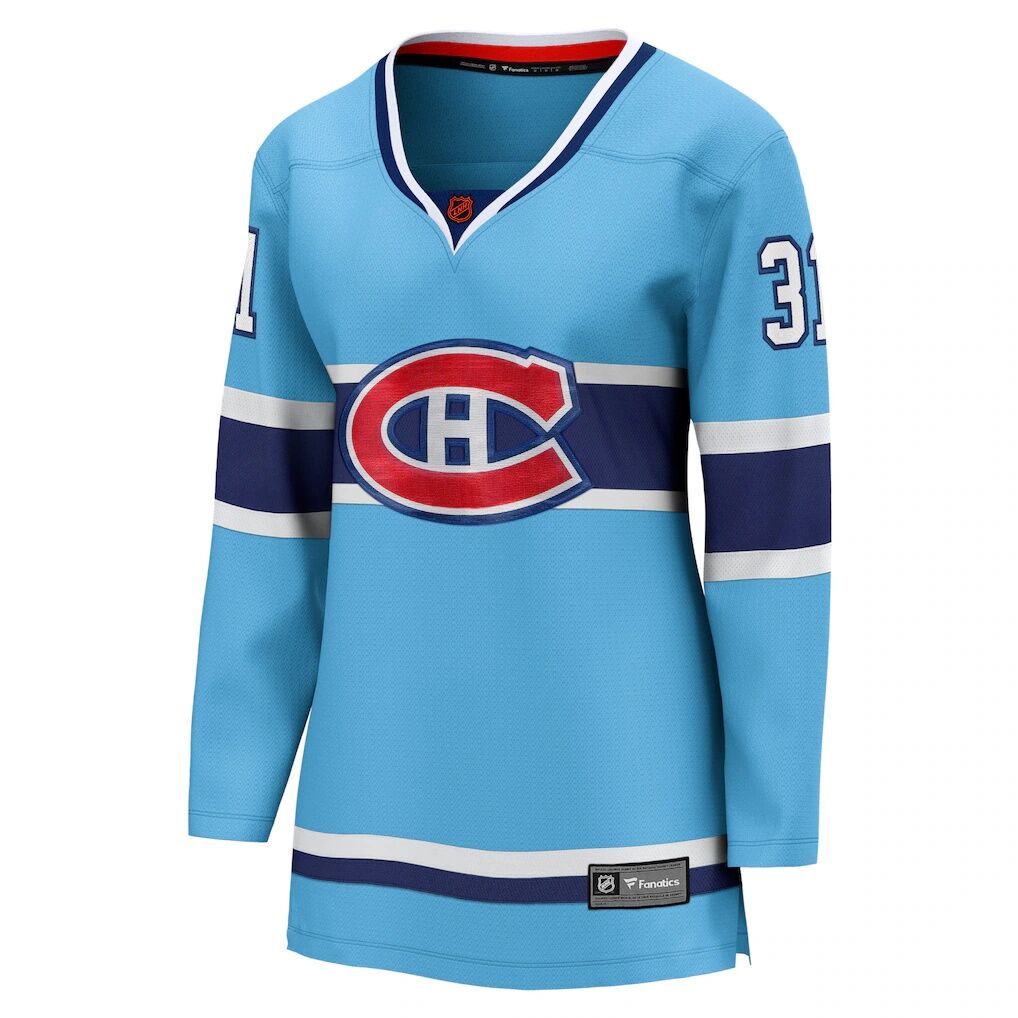 Carey Price Montreal Canadiens Fashion7 Women's Special Edition 2.0 Breakaway Player Jersey - Light Blue