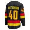 Elias Pettersson Vancouver Canucks Fashion7 Breakaway Jersey - Black - Detail View