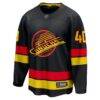 Elias Pettersson Vancouver Canucks Fashion7 Breakaway Jersey - Black - Side View