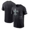 New Orleans Saints Nike RFLCTV T-Shirt - Black - Front View