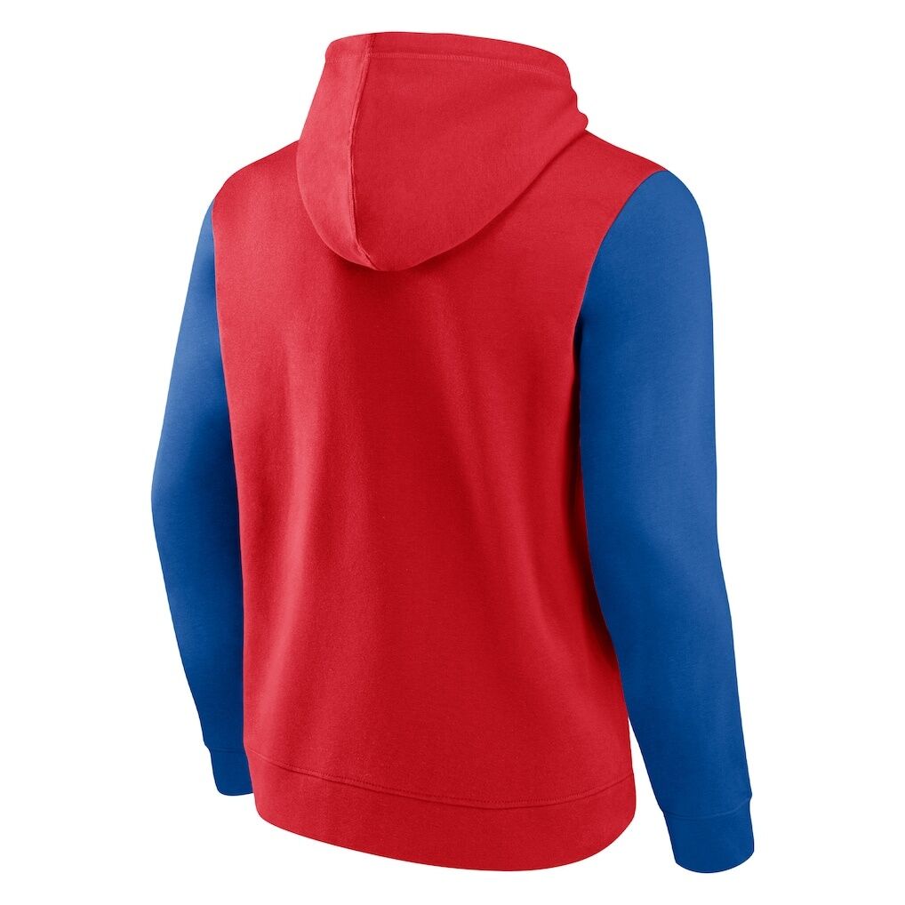 LA Clippers Fashion7 Attack Colorblock Pullover Hoodie – Red/Royal