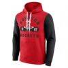 Houston Rockets Fashion7 Attack Colorblock Pullover Hoodie - - Back View