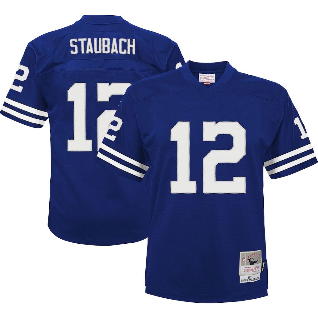 Roger Staubach Dallas Cowboys Mitchell & Ness Youth Retired Player Legacy Jersey - Royal