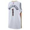 Zion Williamson New Orleans Pelicans Nike Unisex Swingman Jersey - White - Detail View