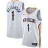Zion Williamson New Orleans Pelicans Nike Unisex Swingman Jersey - White - Front View