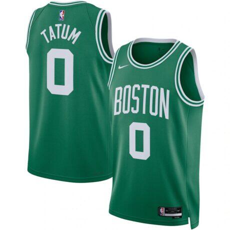 Jayson Tatum Boston Celtics Nike Unisex Swingman Jersey - Icon Edition - Kelly Green - Front View