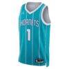 LaMelo Ball Charlotte Hornets Jordan Brand Unisex Swingman Jersey - Teal - Side View