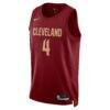 Evan Mobley Cleveland Cavaliers Nike Unisex Swingman Jersey - Icon Edition - - Back View