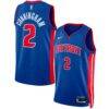 Cade Cunningham Detroit Pistons Nike Unisex Swingman Jersey - Blue - Front View