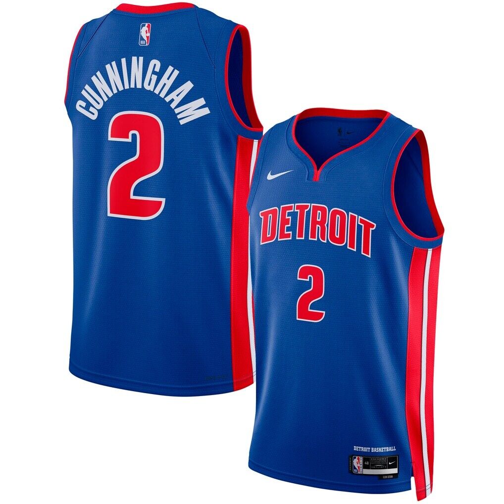 Cade Cunningham Detroit Pistons Nike Unisex Swingman Jersey - Icon Edition