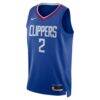Kawhi Leonard LA Clippers Nike Unisex Swingman Jersey - Icon Edition - Royal - Back View