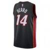 Tyler Herro Miami Heat Nike Unisex Swingman Jersey - Black - Detail View