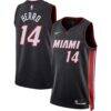 Tyler Herro Miami Heat Nike Unisex Swingman Jersey - Black - Front View