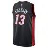 Bam Adebayo Miami Heat Nike Unisex Swingman Jersey - Black - Detail View
