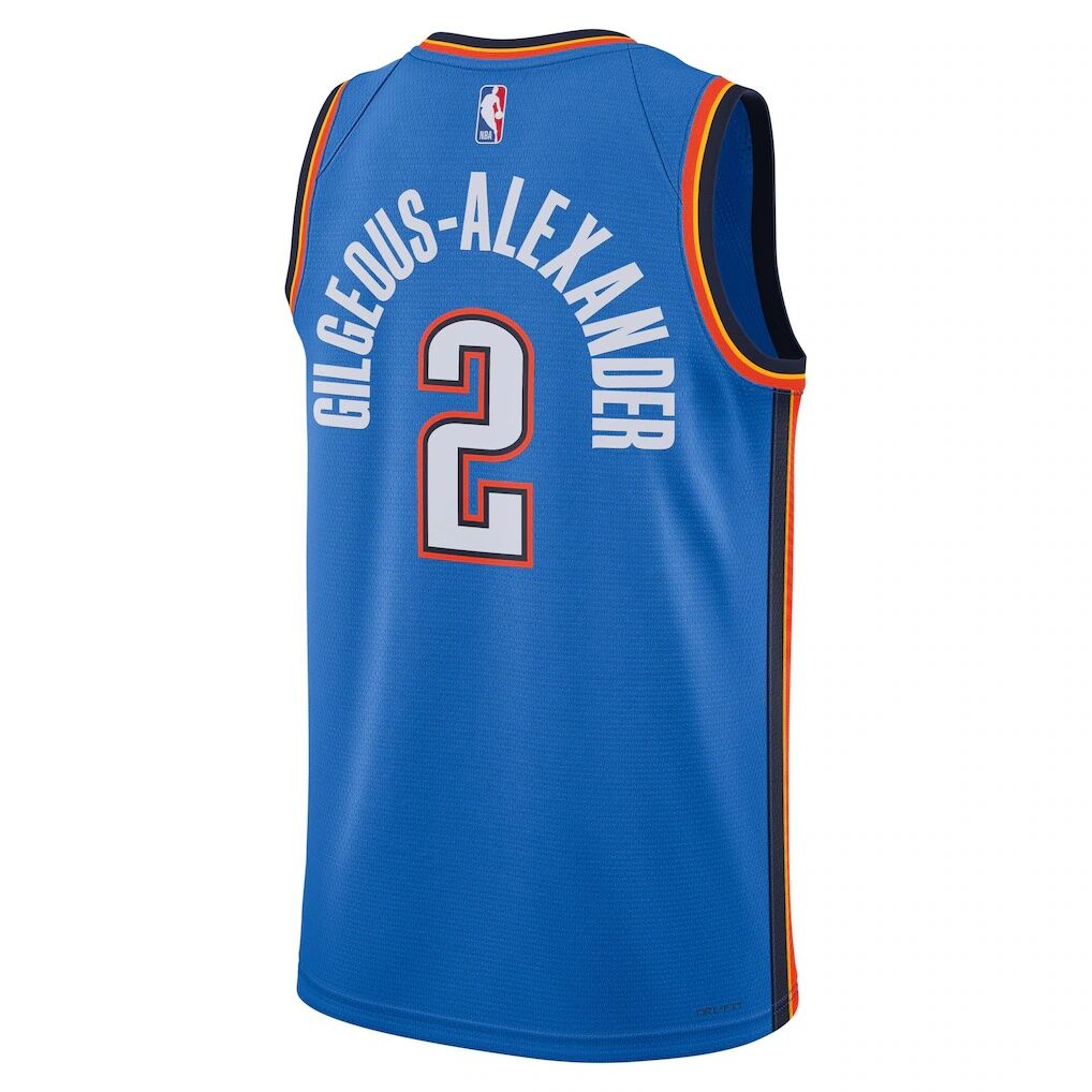 Shai Gilgeous-Alexander Oklahoma City Thunder Nike Unisex Swingman Jersey - Icon Edition