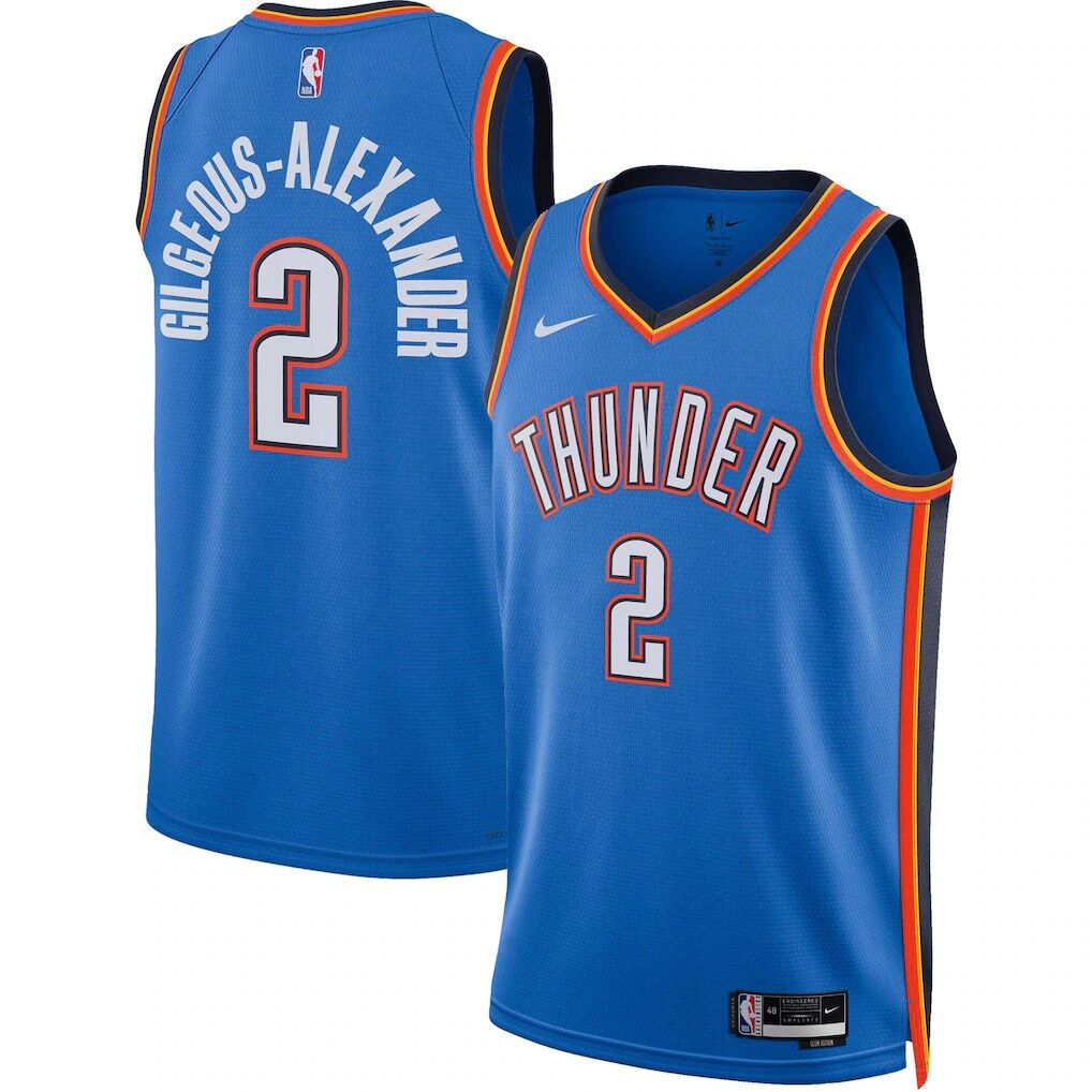 Shai Gilgeous-Alexander Oklahoma City Thunder Nike Unisex Swingman Jersey - Icon Edition