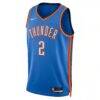 Shai Gilgeous-Alexander Oklahoma City Thunder Nike Unisex Swingman Jersey - Blue - Side View