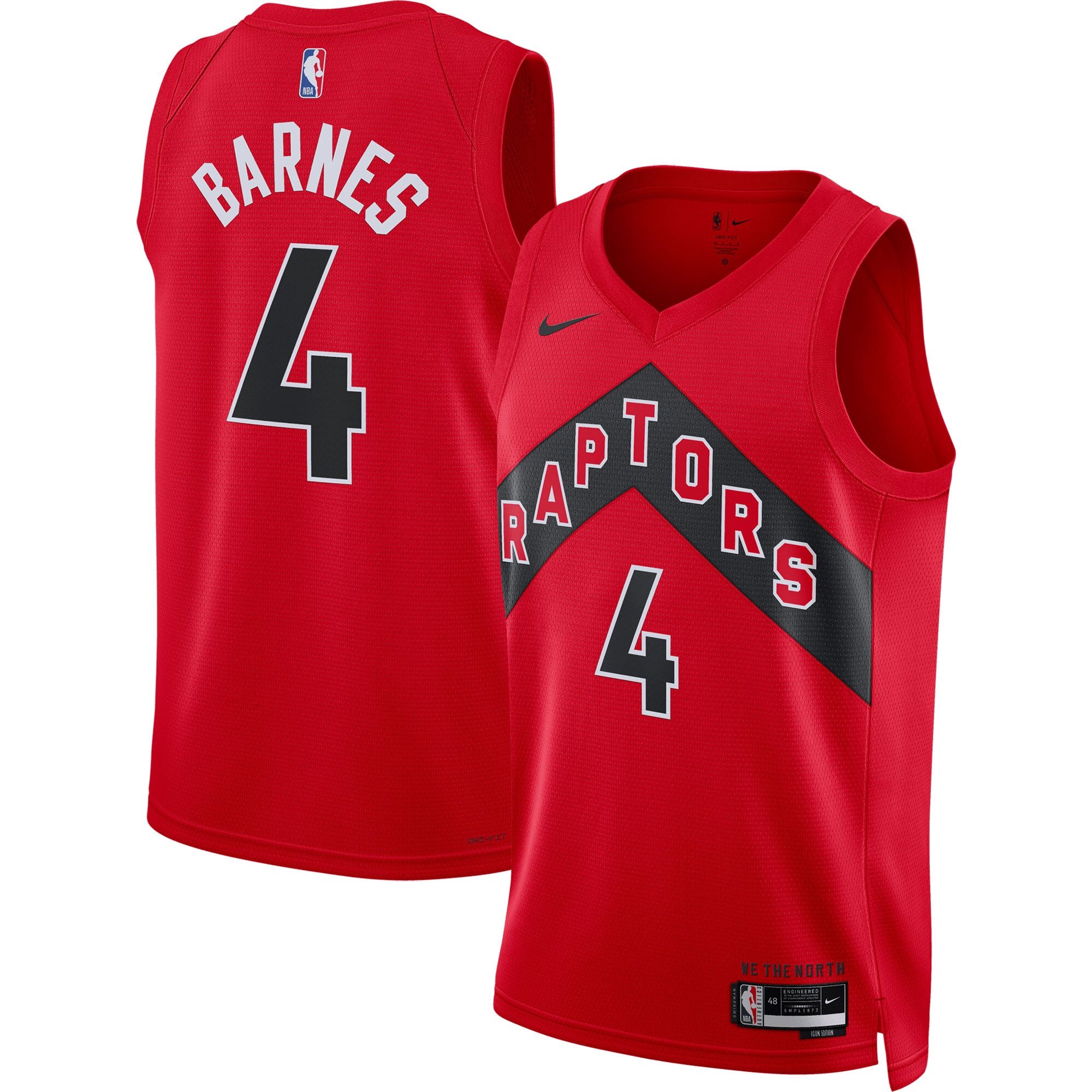 Scottie Barnes Toronto Raptors Nike Unisex Swingman Jersey - Icon Edition