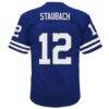 Roger Staubach Dallas Cowboys Mitchell & Ness Infant 1971 Retired Legacy Jersey - Navy - Detail View