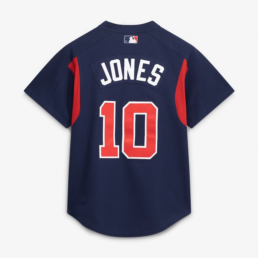Chipper Jones Atlanta Braves Mitchell & Ness Authentic Batting Practice Jersey