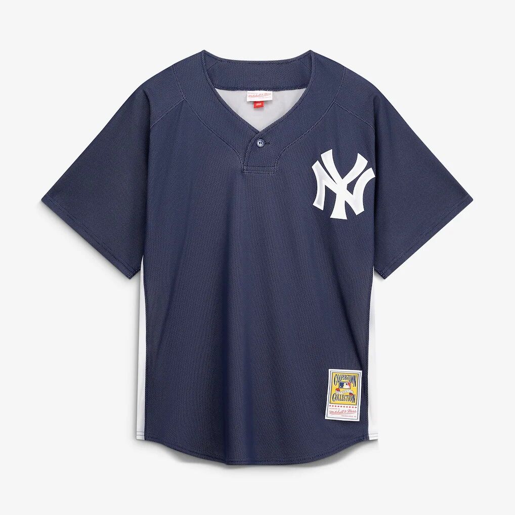 Derek Jeter New York Yankees Mitchell & Ness Authentic Batting Practice Jersey