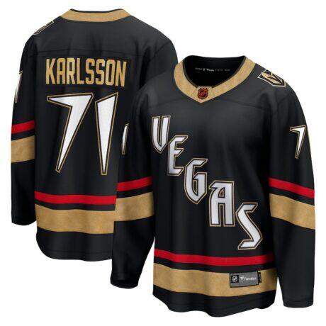 William Karlsson Vegas Golden Knights Fashion7 Special Edition 2.0 Breakaway Player Jersey - Black - Front View