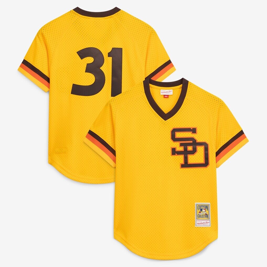 Dave Winfield San Diego Padres Mitchell & Ness Authentic Batting Practice Jersey