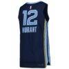 Ja Morant Memphis Grizzlies Nike Authentic Jersey - Navy - Detail View