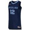 Ja Morant Memphis Grizzlies Nike Authentic Jersey - Navy - Side View