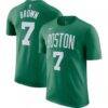 Jaylen Brown Boston Celtics Nike Icon 2022/23 Name & Number T-Shirt - - Front View