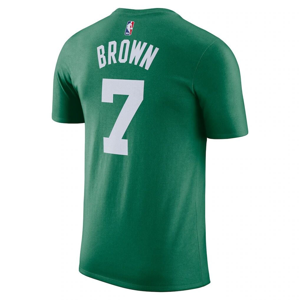 Jaylen Brown Boston Celtics Nike Icon 2022/23 Name & Number T-Shirt – Kelly Green
