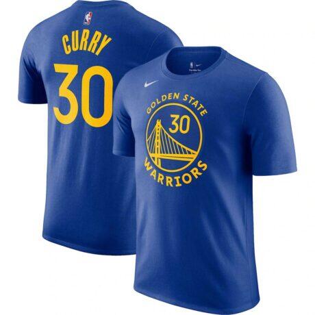 Stephen Curry Golden State Warriors Nike Icon 2022/23 Name & Number T-Shirt - - Front View