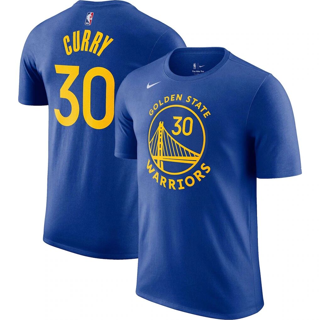 Stephen Curry Golden State Warriors Nike Icon 2022/23 Name & Number T-Shirt – Royal