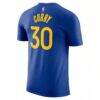 Stephen Curry Golden State Warriors Nike Icon 2022/23 Name & Number T-Shirt - - Side View