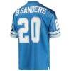 Barry Sanders Detroit Lions 1991 Mitchell & Ness Authentic Throwback Retired Player Jersey - Blue - Detail View