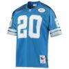 Barry Sanders Detroit Lions 1991 Mitchell & Ness Authentic Throwback Retired Player Jersey - Blue - Side View