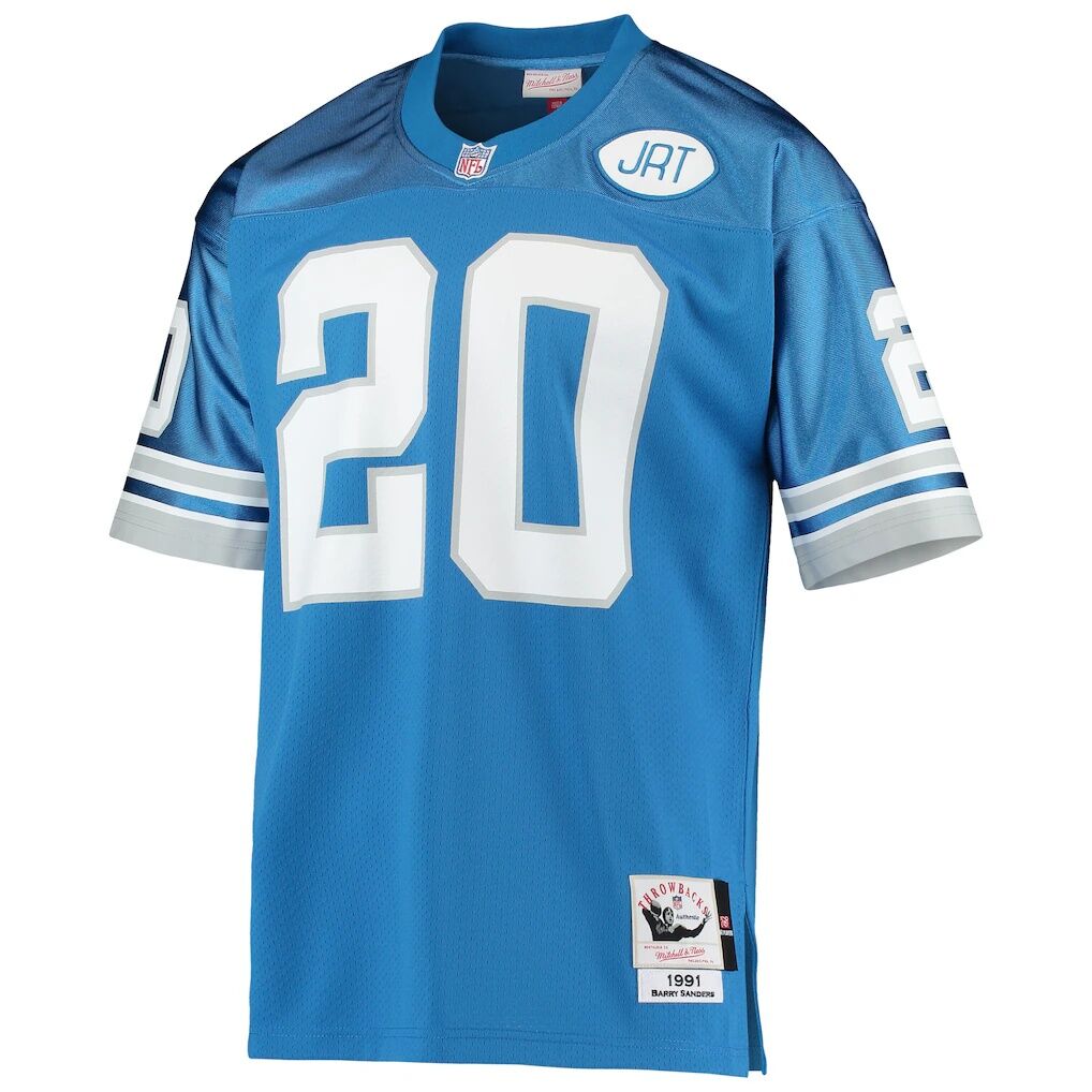 Barry Sanders Detroit Lions 1991 Mitchell & Ness Authentic Throwback Retired Player Jersey