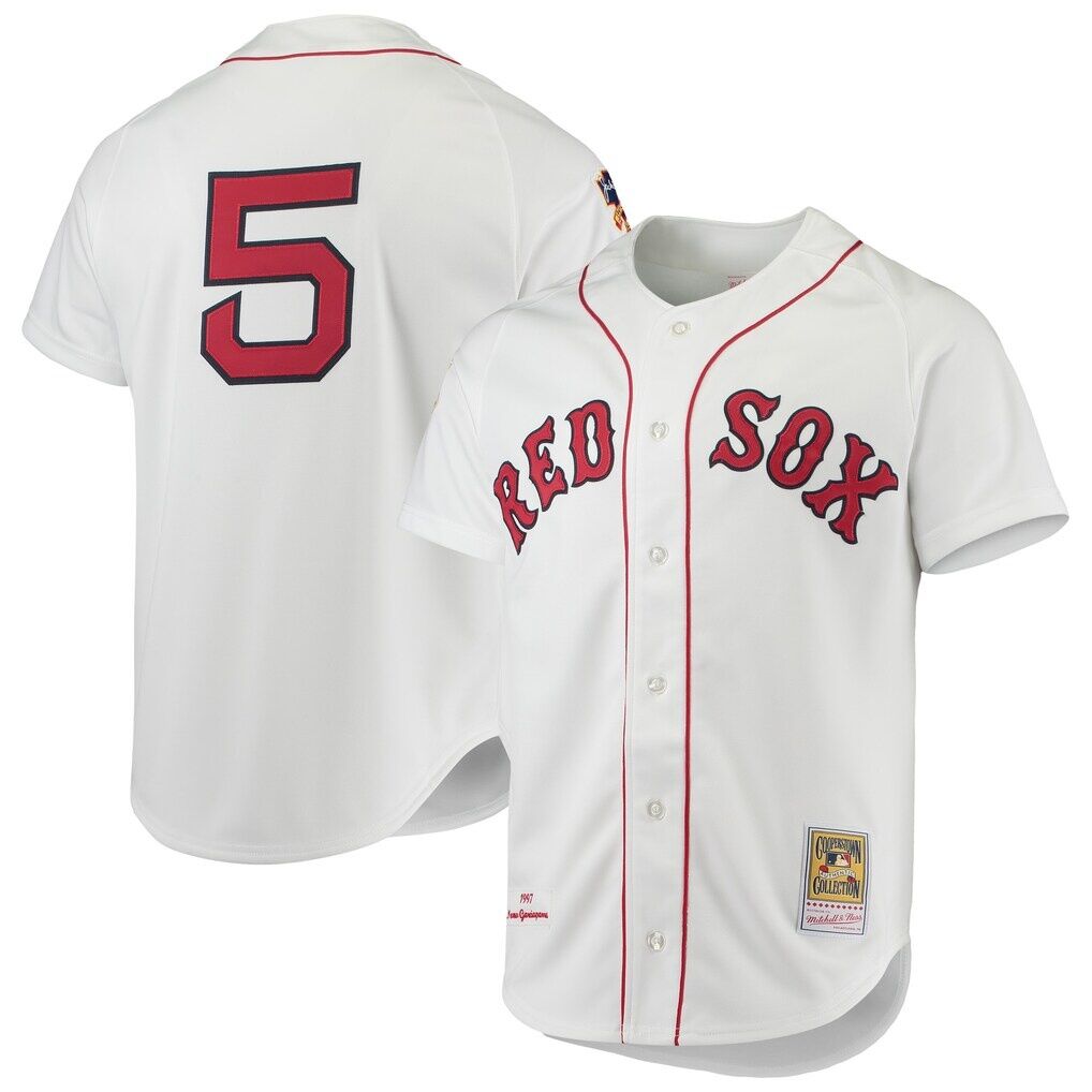 Nomar Garciaparra Boston Red Sox Mitchell & Ness 1997 Cooperstown Collection Authentic Jersey