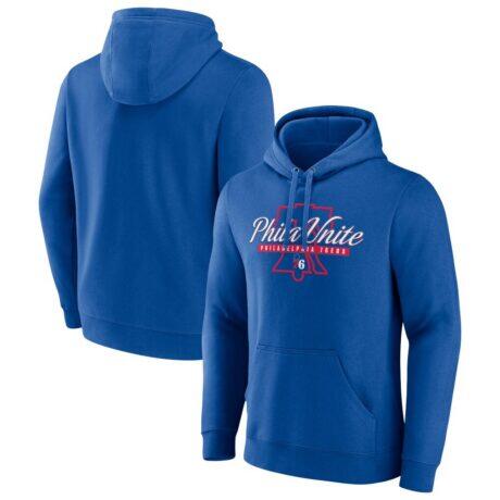 Philadelphia 76ers Tip-Off Pullover Hoodie - - Front View