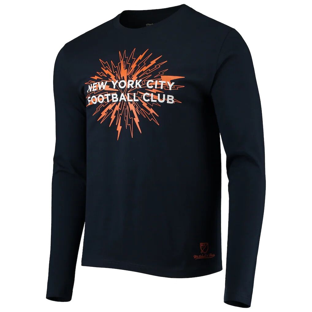 New York City FC Mitchell & Ness For The City Long Sleeve T-Shirt