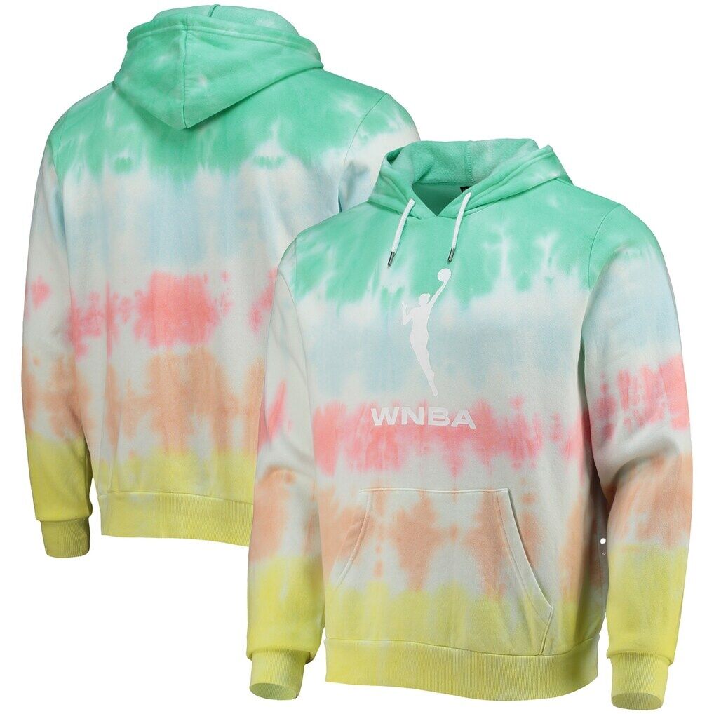 WNBA Logowoman The Wild Collective Pride Pullover Hoodie - Mint/Coral