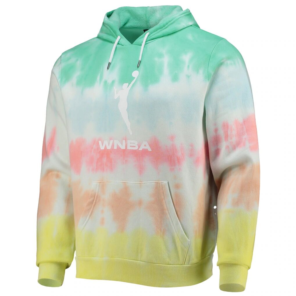 WNBA Logowoman The Wild Collective Pride Pullover Hoodie - Mint/Coral